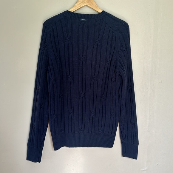 Nautica navy blue fisherman style sweater XL - Picture 5 of 7